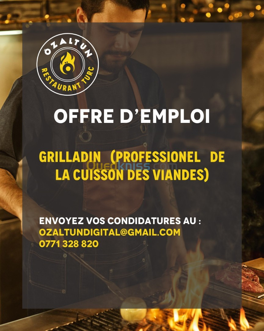 شواي لحوم محترف/ Grilladin (Professionel de la cuisson des viandes)