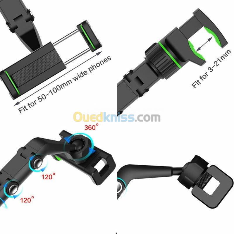 حامل هاتف معلق من مرآة الرؤية الخلفية  - Support de Téléphone pour voiture