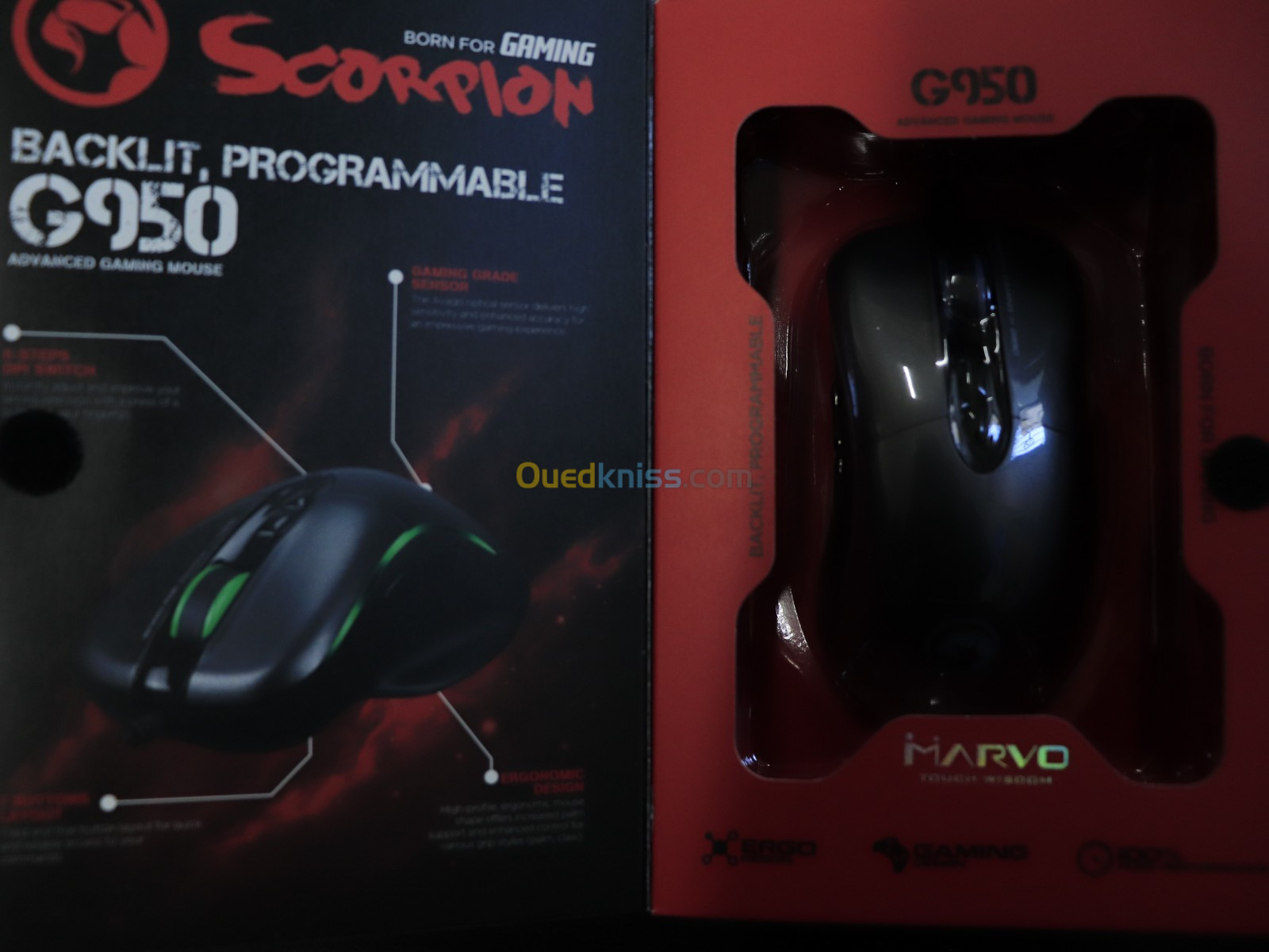 souris gaming marvo scorpion G950