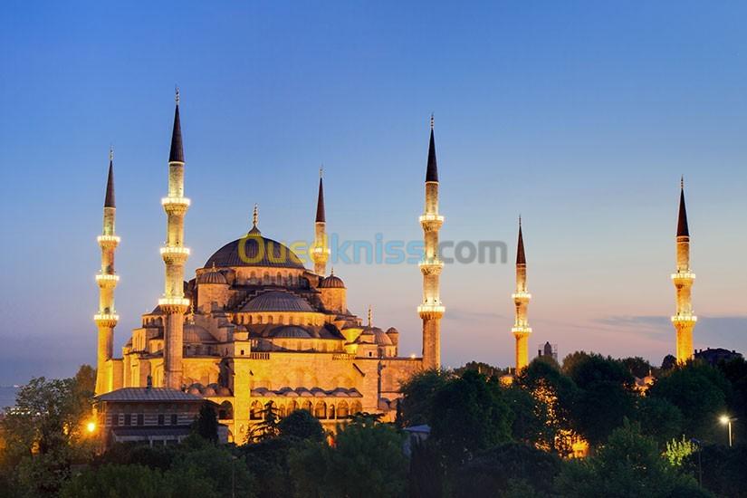 Combiné ANTALYA + ISTANBUL en Aout 10 Jours à 289.000 Da أنطاليا و اسطنبول في رحلة واحدة