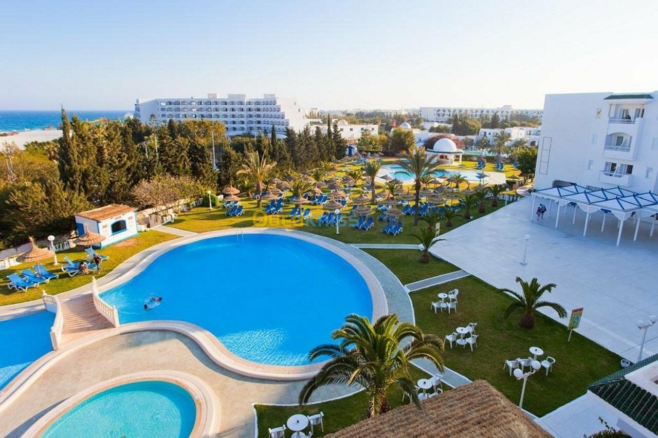 Tunisie / Hammamet par Bus Hôtel Zénith 39.000DA رحلة لتونس حمامات