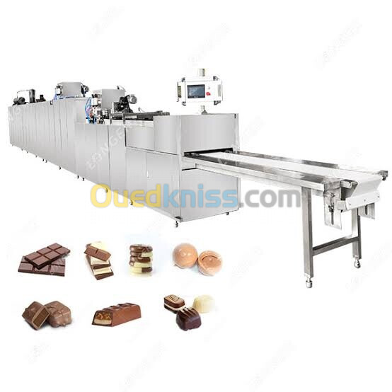 Ligne production du chocolat et chips