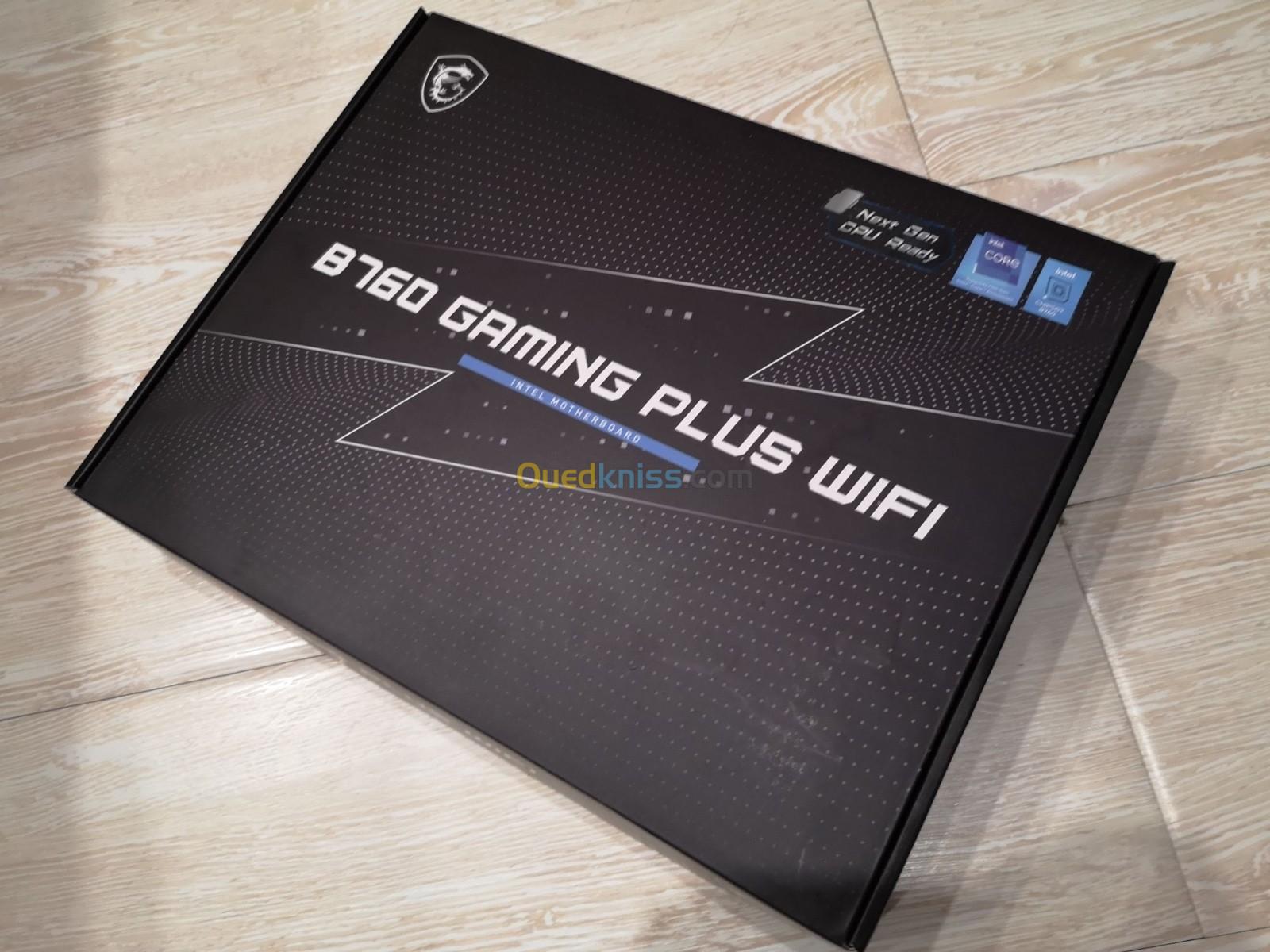 CARTE MÈRE NEUVE MSI B760 GAMING WIFI PLUS DDR5 12 13 GENERATION LIVRAISON DISPONIBLE