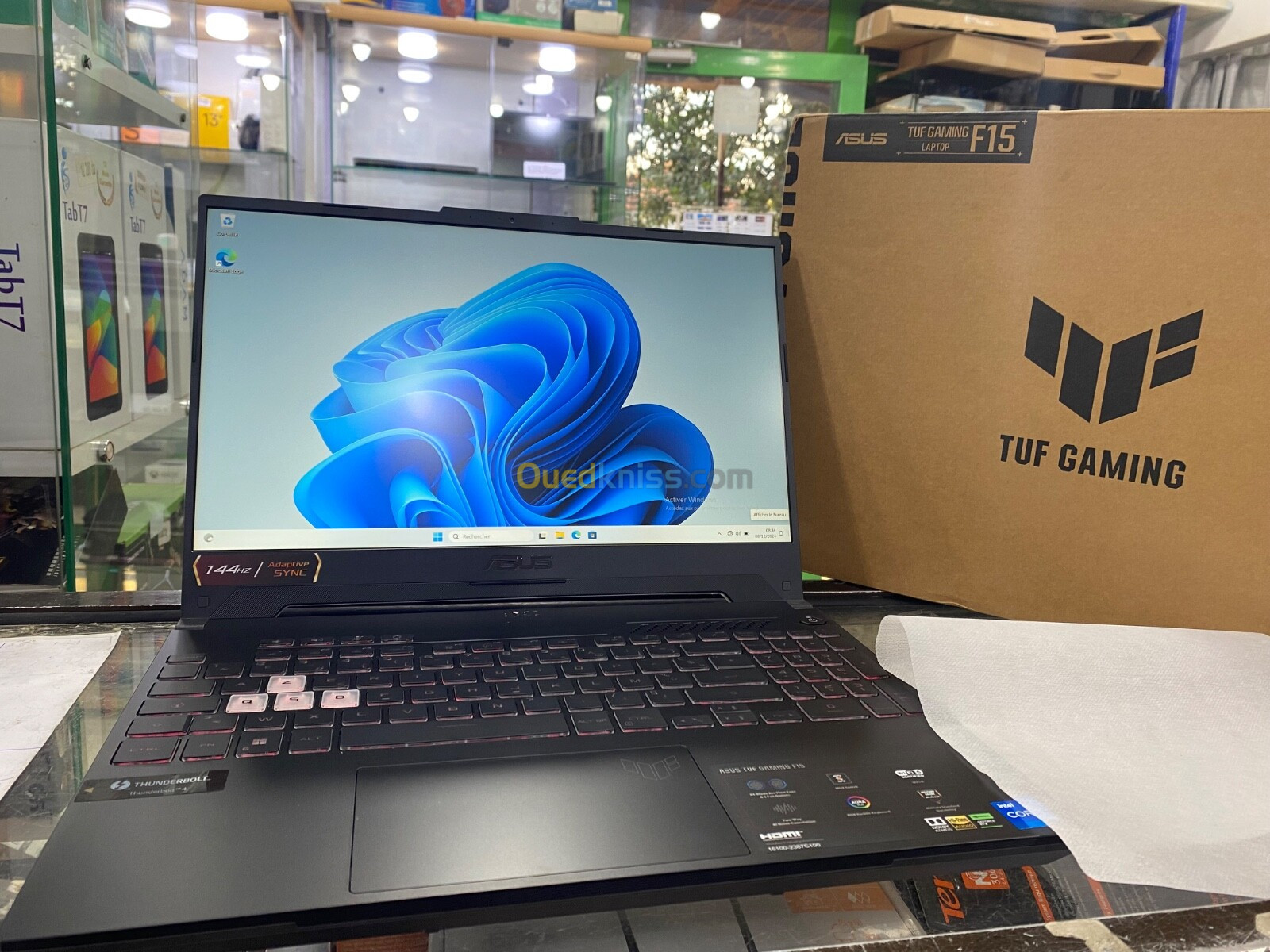 ASUS TUF GAMING LAPTOP F15 RTX 3050 16 GO RAM 512 GO SSD i5 12 GEBERATION NEUF LIVRAISON DISPONIBLE