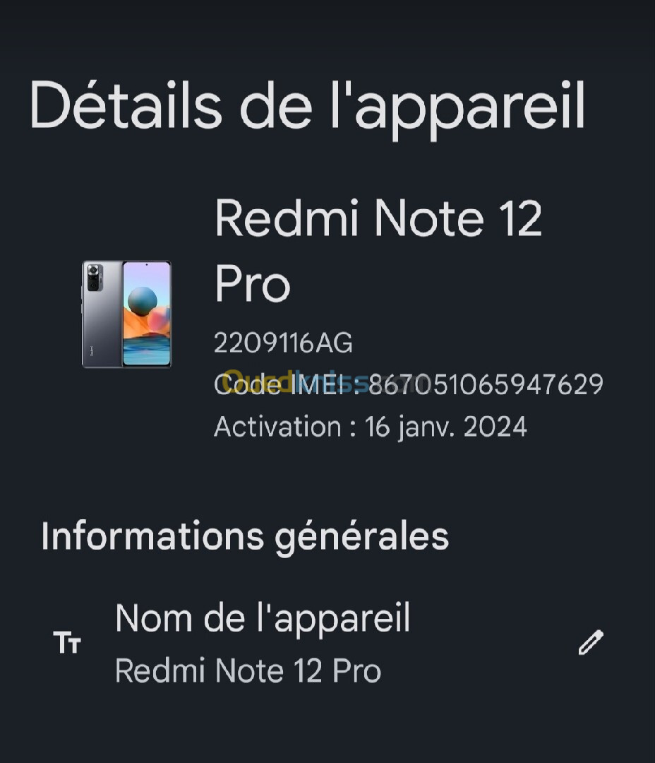 Redmi Note 12 pro