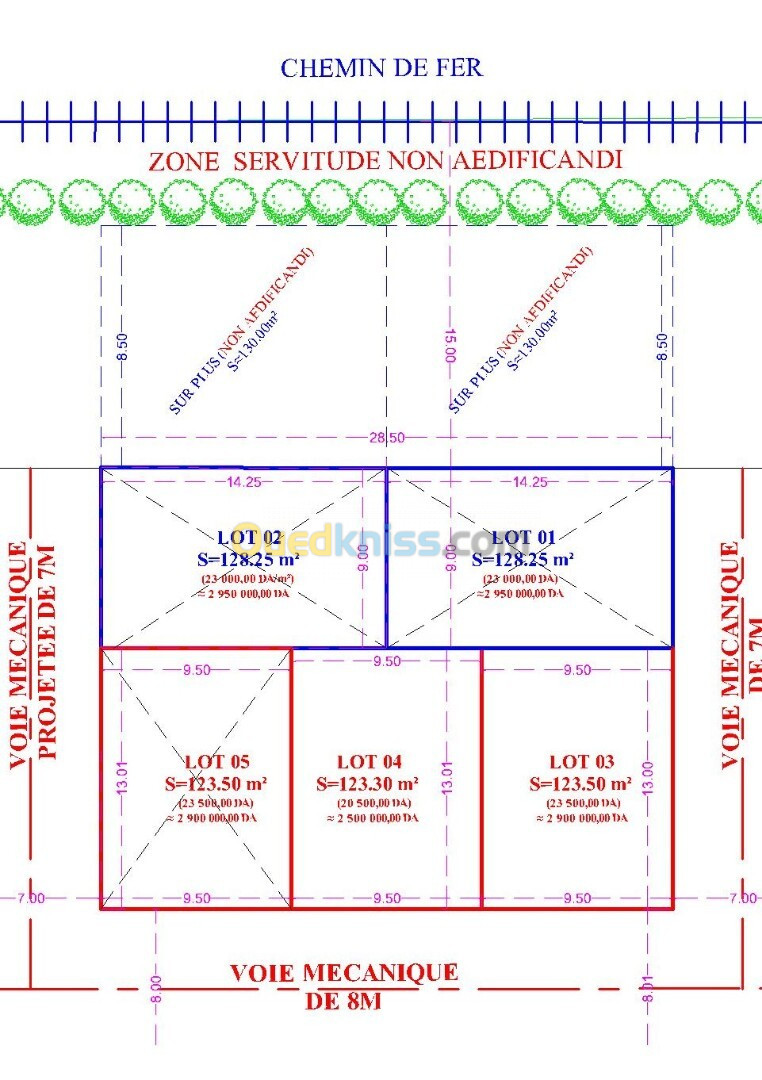 Vente Terrain Tlemcen Mansourah