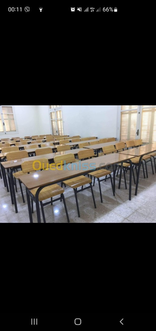 Table scolaire resine 