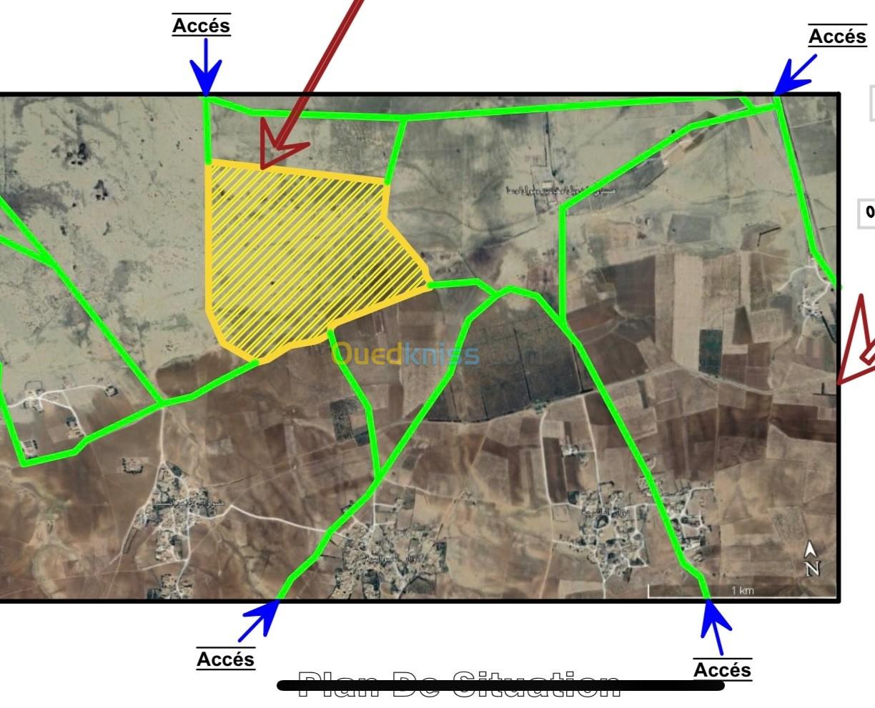 Vente Terrain Relizane Sidi khettab