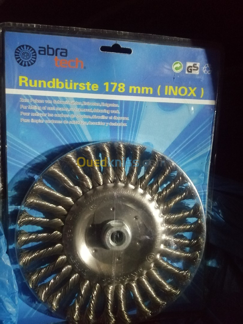 Brosse circulaire inox