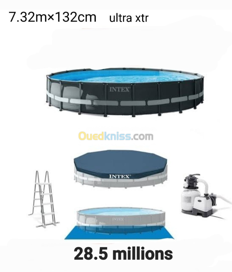 Piscine tubulaire circulaire intex ultra xtr 