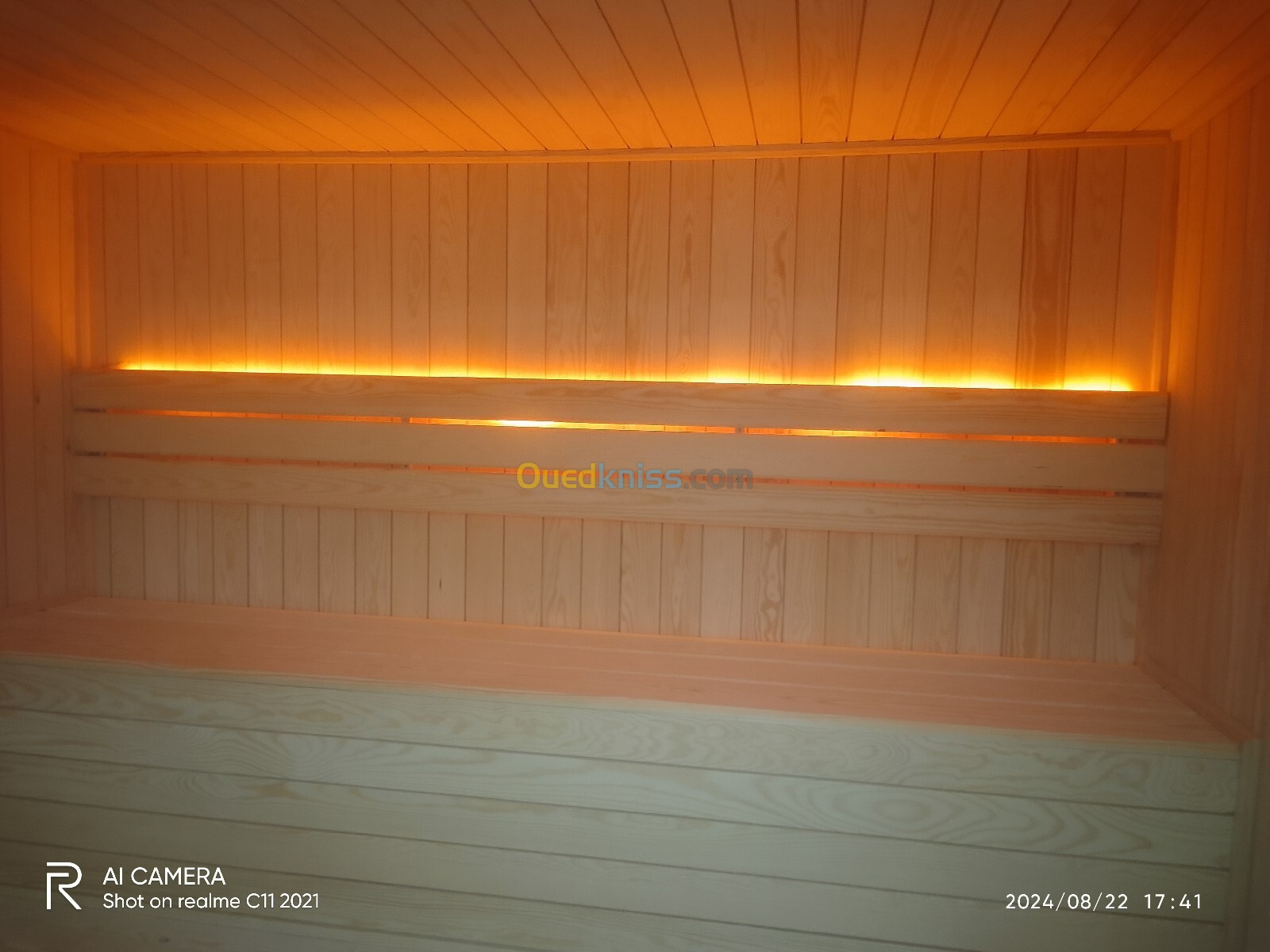 Réalisation sauna sur mesure 