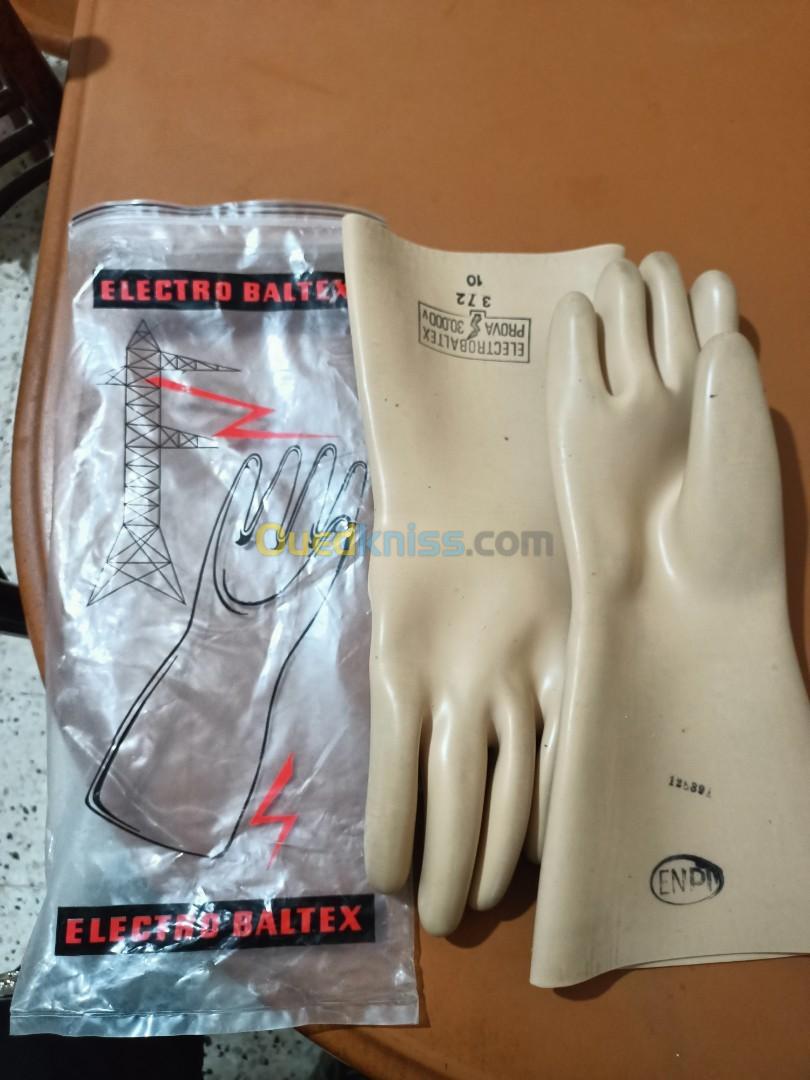 Gants ligne haute tension ELECTRO BALTEX PROVA 30000 v قفازات حماية من الكهرباء