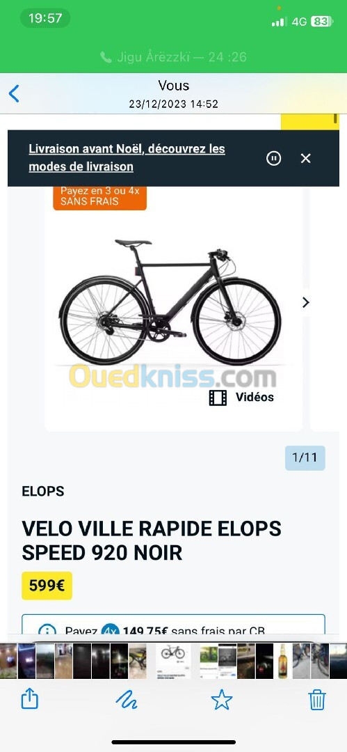 Vélo Btwin elops 900