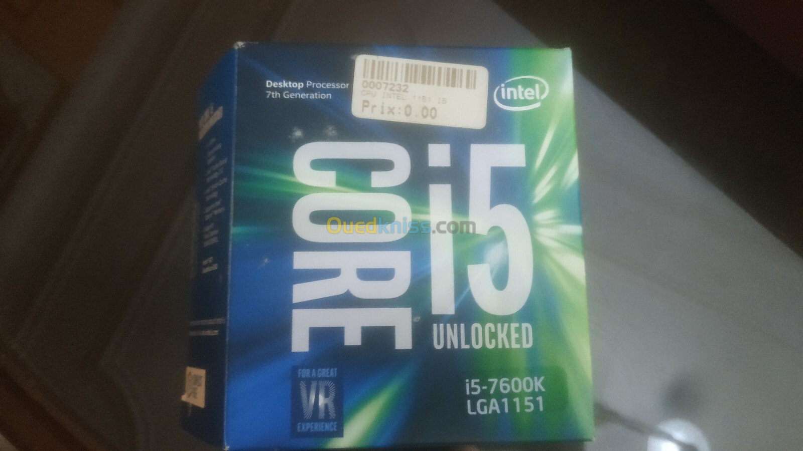 I5 7600k 7emz génération 