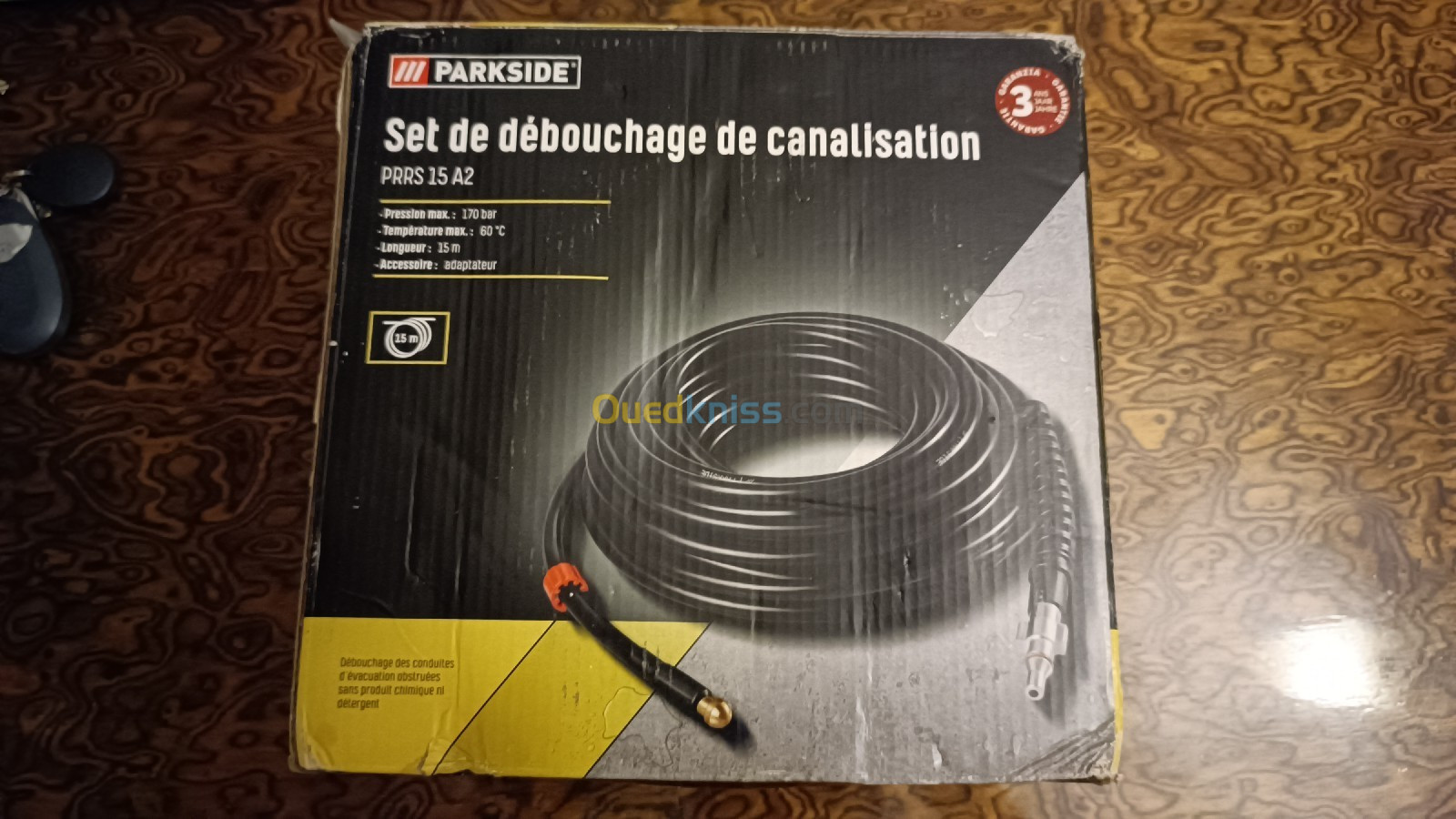 PARKSIDE Set de débouchage de canalisation PRRS 15 A3 Caractéristiques