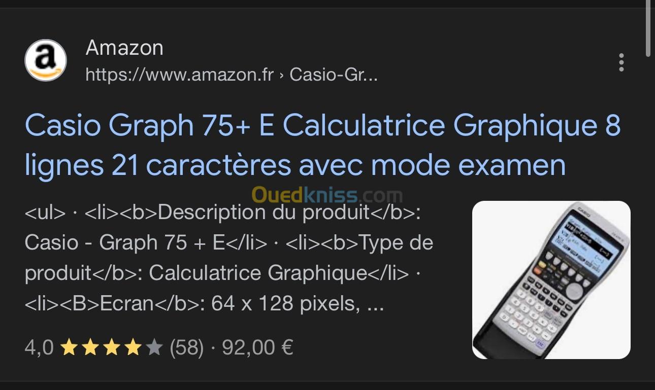 Calculatrice graphique 