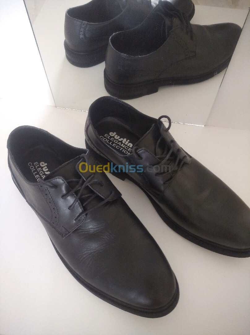 Chaussures classique pour homme noir  حذاء للرجال 