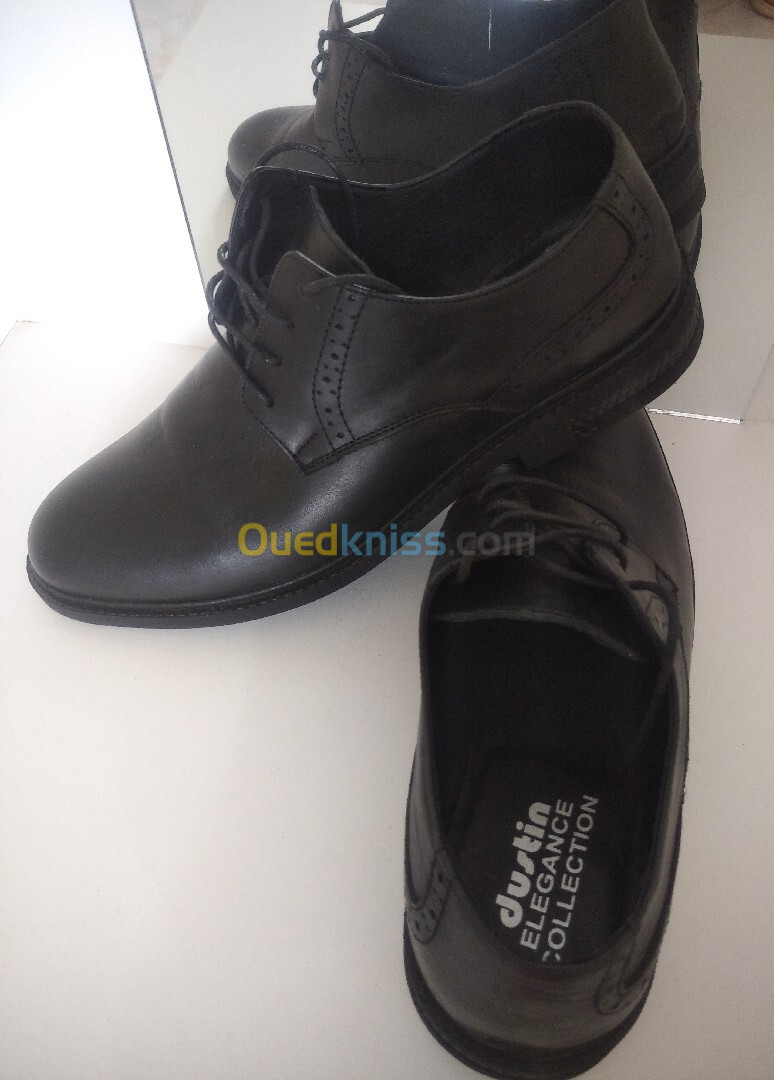 Chaussures classique pour homme noir حذاء للرجال 