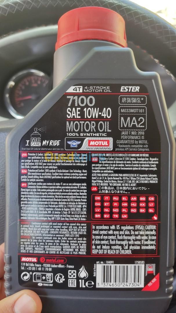 Motul 7100 MA2 100% synthetic 