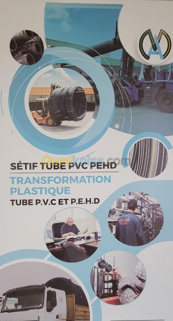 Fabrication de tubes PEHD et PVC