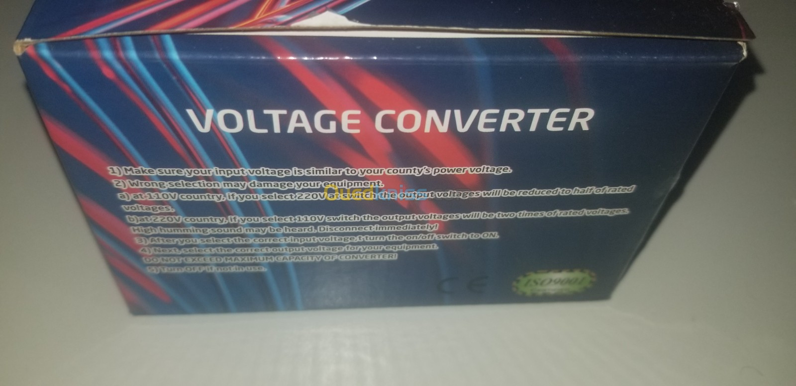 Transformateur 220V/100V Et 110V/220V Puissance Maximale 100W