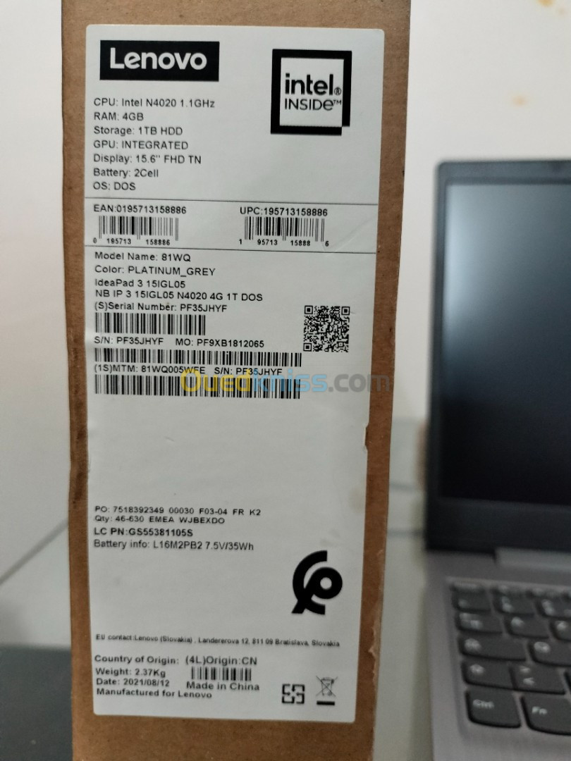 Lenovo Ideapad 3 