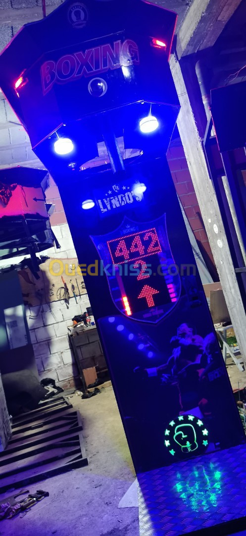 Machine de boxe arcade , boxing machine , punchingball , لعبة قياس قوة اللكمة ،لعبة اللكمة 