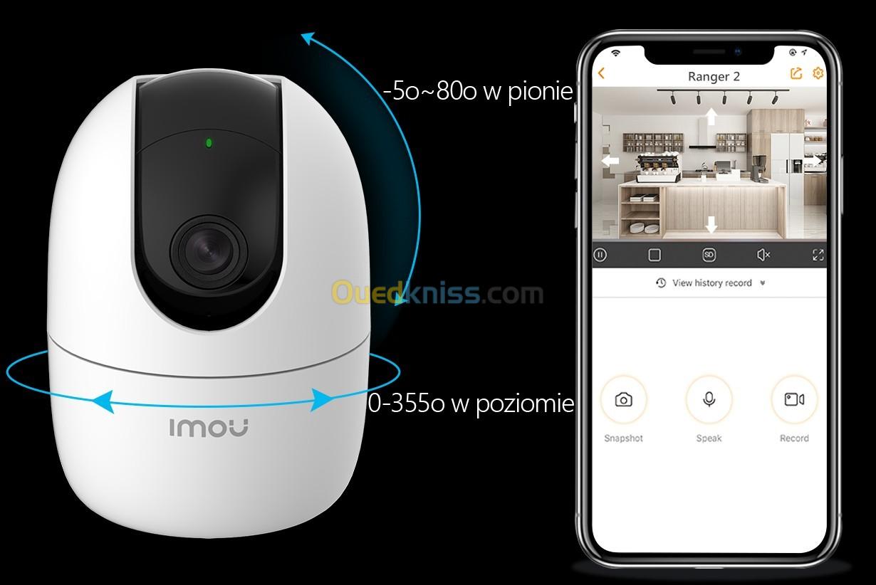 CAMERA IMOU 360 WIFI SANS FIL HD