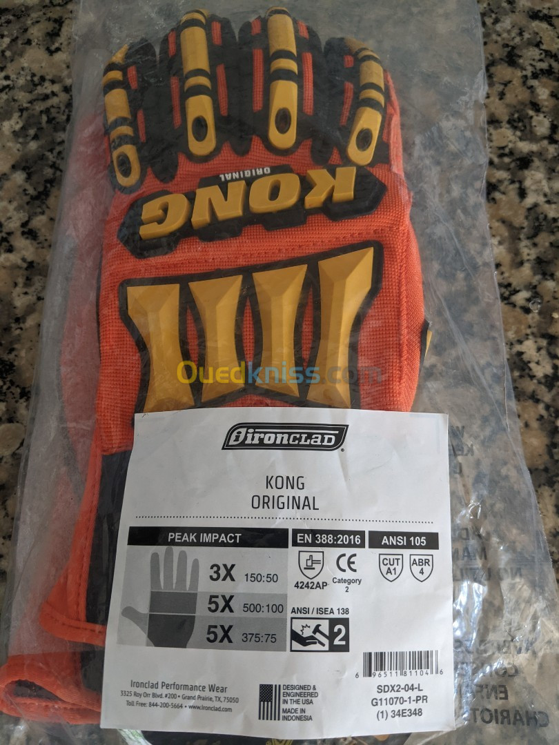 Kong Original gants قفازات كونغ أصلية