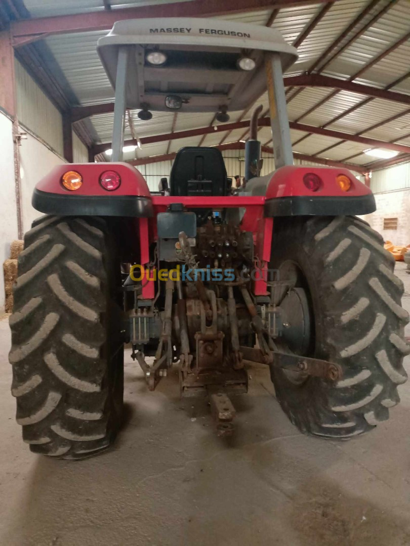 Ferguson 7150 et 2 remorques JYMPA Tracteur Massey 