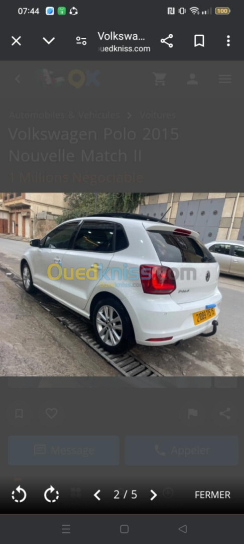 Volkswagen Polo 2015 Nouvelle Match II