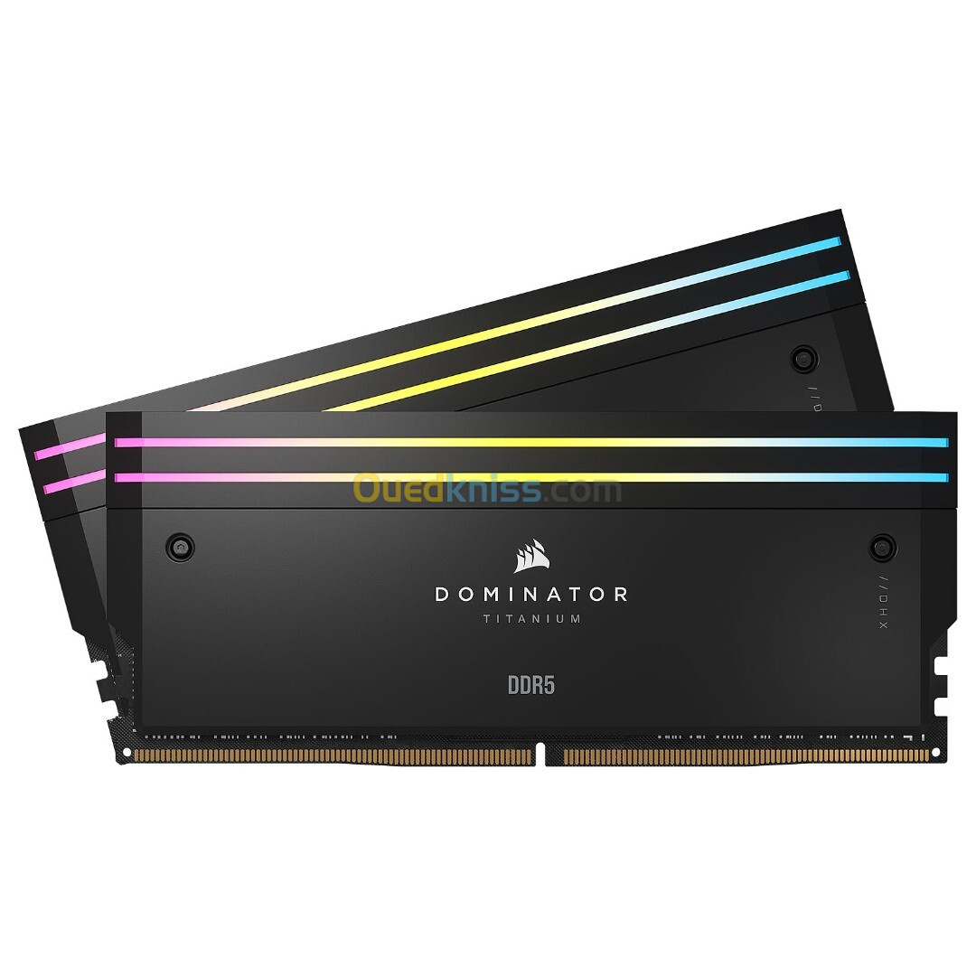 Corsair Dominator Titanium DDR5 RGB 96 GB (2 x 48 GB) 6600 MHz CL32 - Black