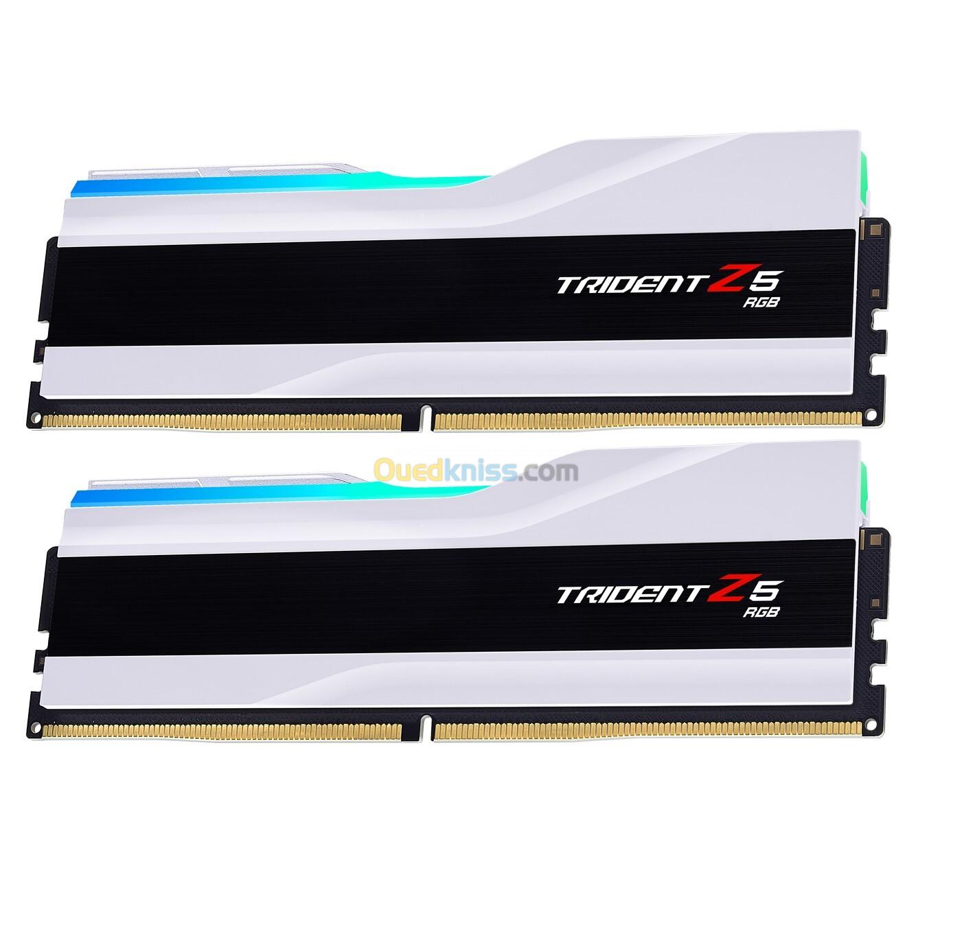 Ram G Skill Trident Z5 Neo RGB Series 32 Go (2x 16 Go) DDR5 6400 MHz CL32 AMD EXPO White 