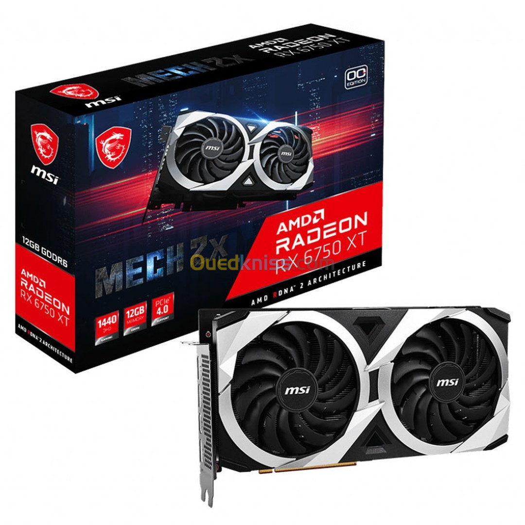 MSI Mech Radeon RX 6750 XT OC 12GB GDDR6 