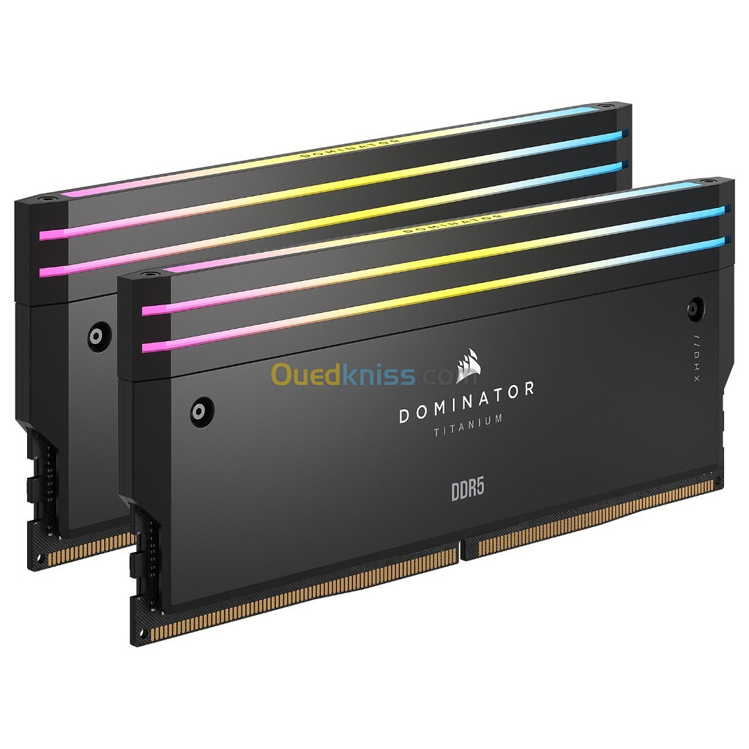 Corsair Dominator Titanium DDR5 RGB 96 GB (2 x 48 GB) 6600 MHz CL32 - Black