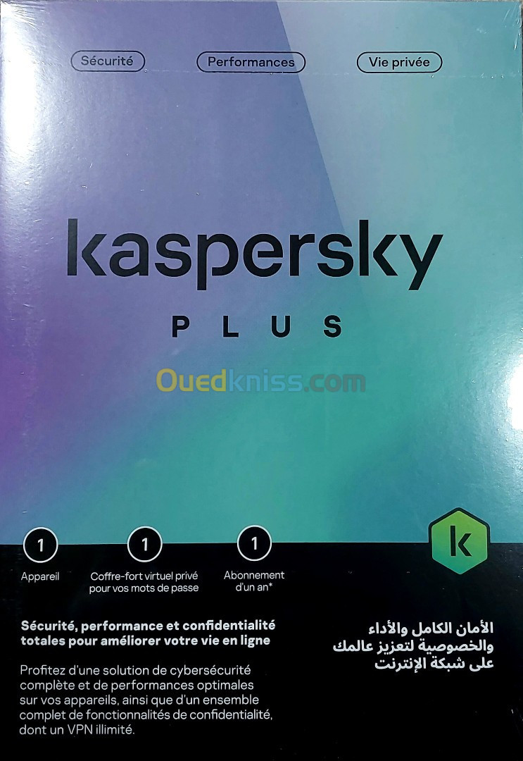 Kaspersky Plus 1 Poste / 3  Poste 1 An.