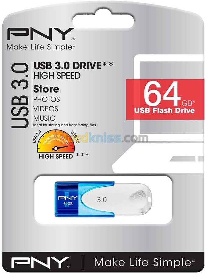 Flash Disk 32 Go MANHATTAN 3.0 / Flash Disk 32 Go Philips 2.0 / Flash Disk 64 Go PNY 3.0 