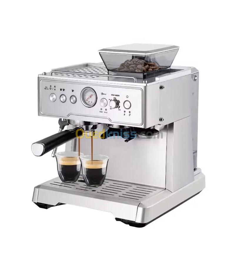 Machine A Expresso Avec Moulin, 20 Bars Semi-Automatique Poudre Et Capsule 4En1