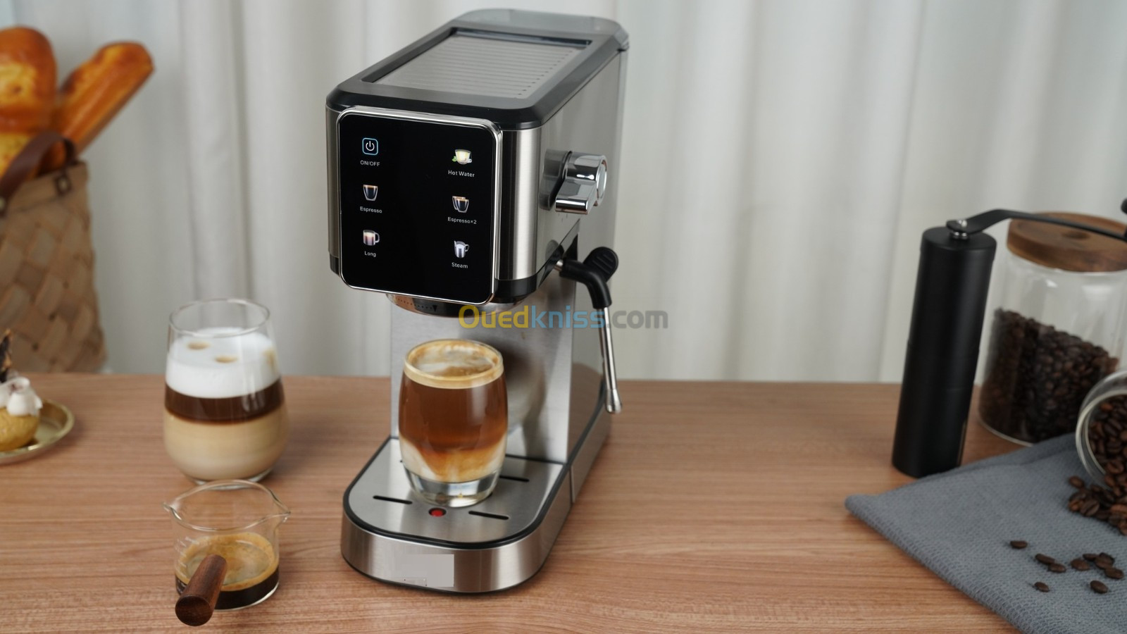 Cafetière Electrique Digital Expresso Avec Puissance 20 Bars