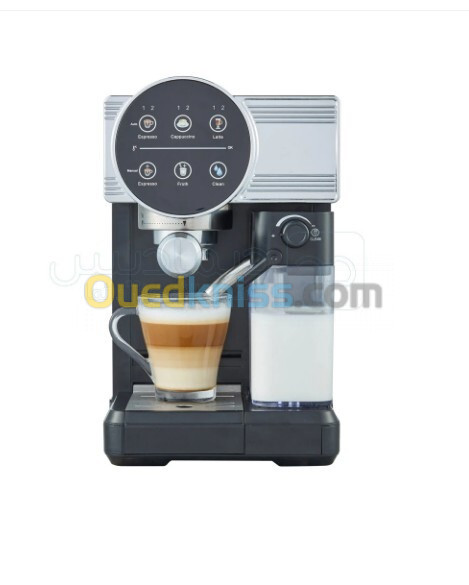 Cafetière Avec Panneau D'affichage LED, Pompe Electrique 20 Bars, Expresso/Latte/Cappuccino