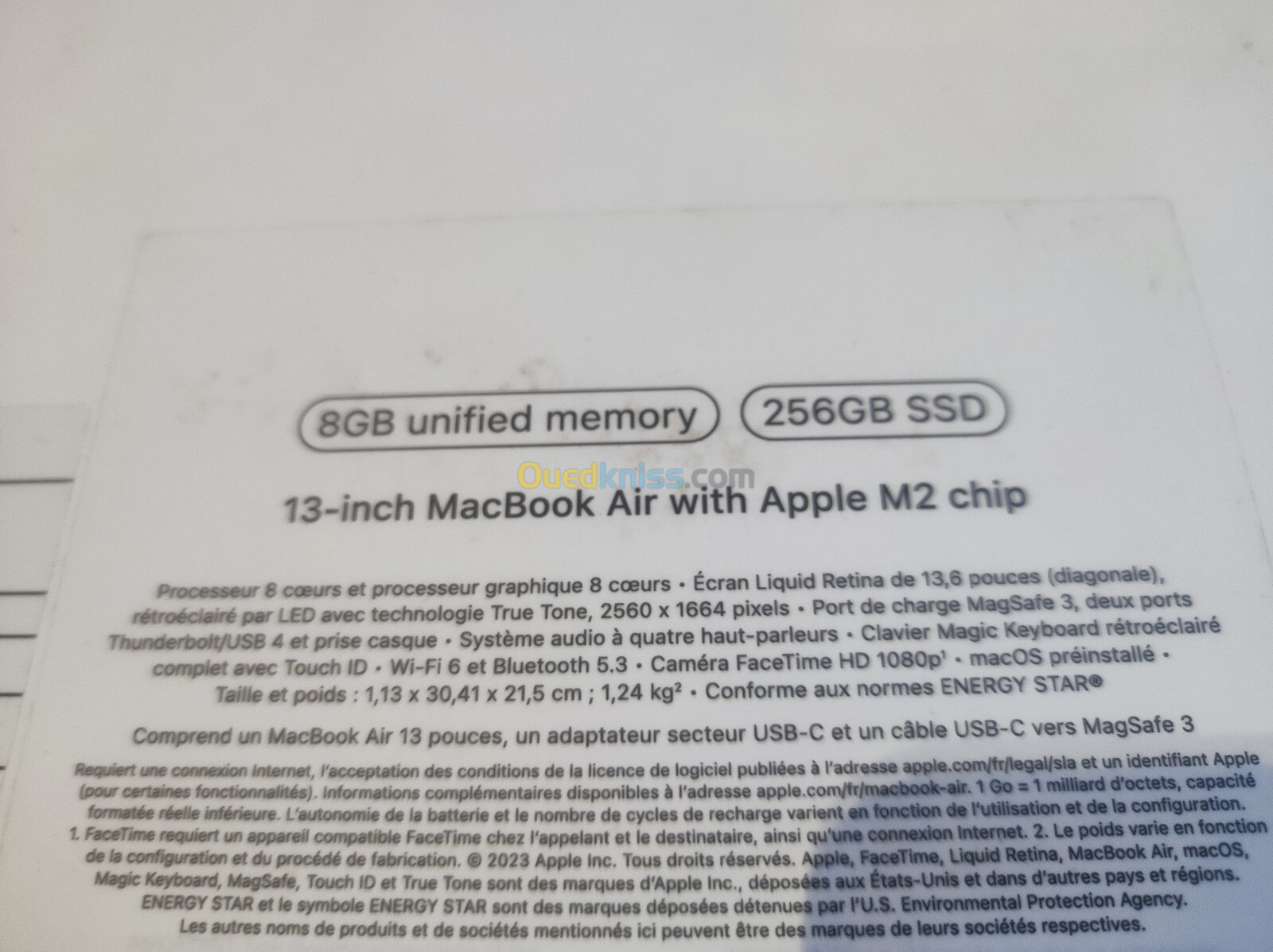 MacBook air M2 2023