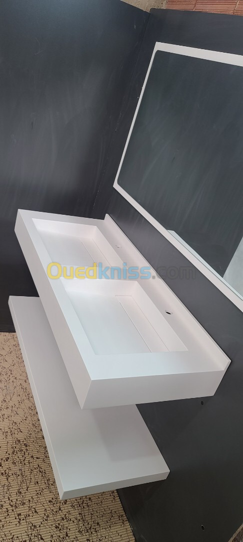 Lavabo en Corian Sur-mesure 