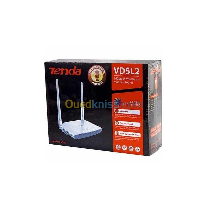 MODEM ROUTEUR VDSL TENDA V300 300MBPS