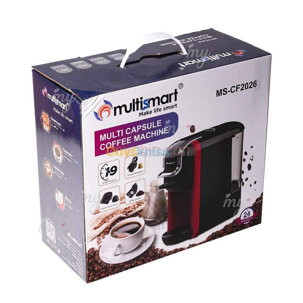 Cafetière Multifonction 3En1  Multismart MS-CF2026