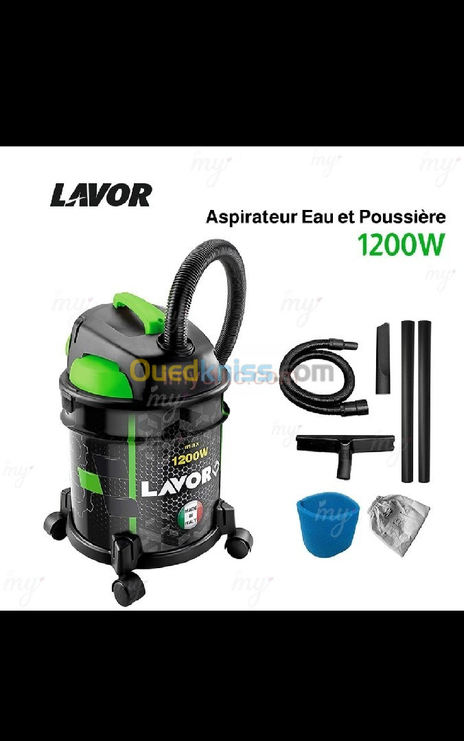 Aspirateur Eau Et Poussière 1200W 20 Litres LAVOR RUDY 1200 S