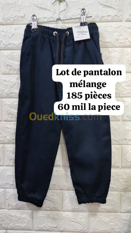 Lot de pantalon fille et garçon 