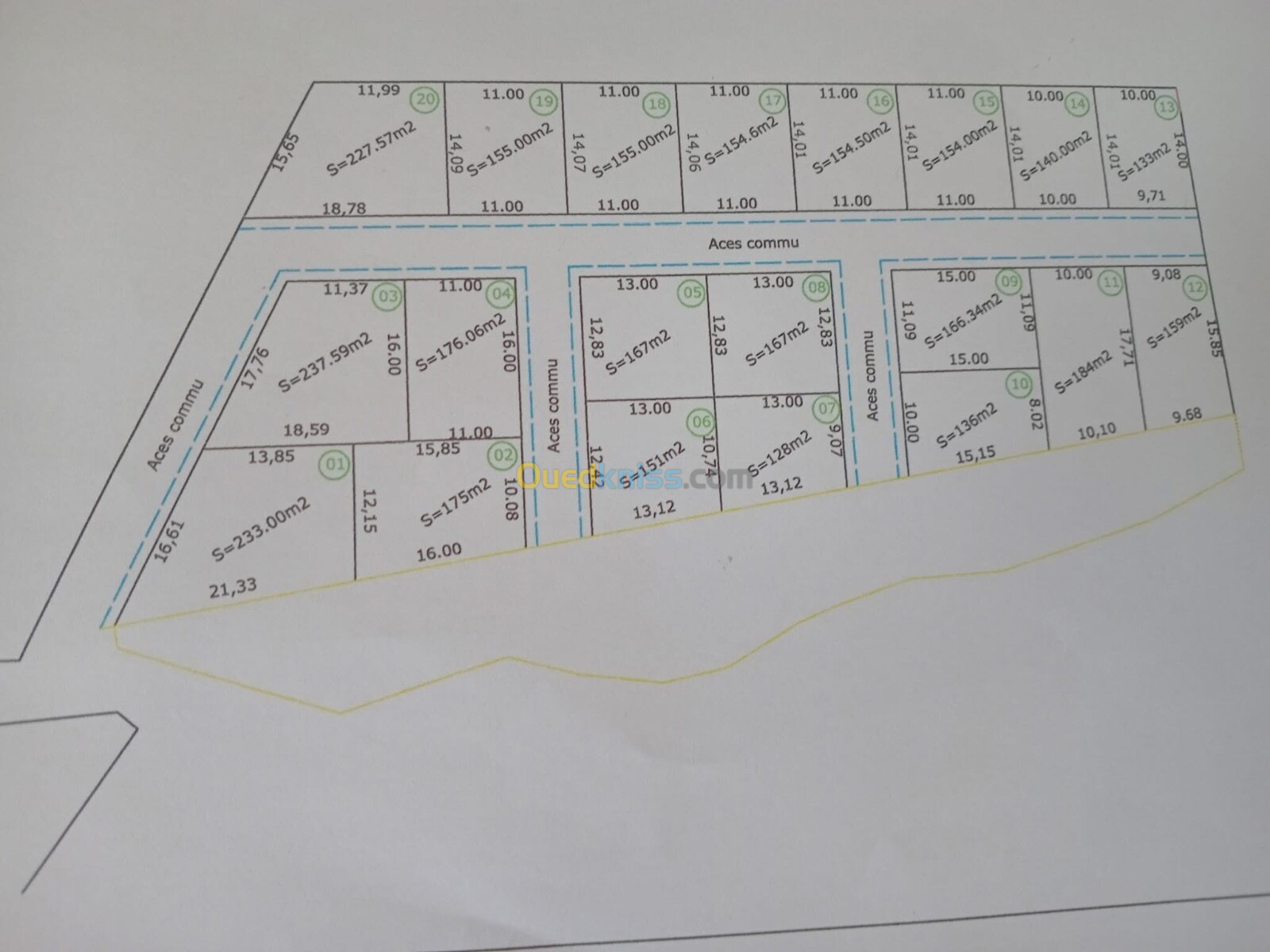 Vente Terrain Boumerdès Ouled moussa