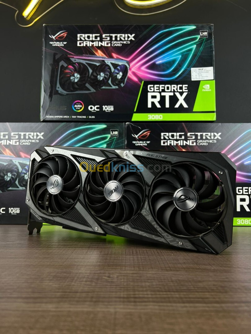 ASUS ROG STRIX RTX 3080 10GO OC - USED LIKE NEW -