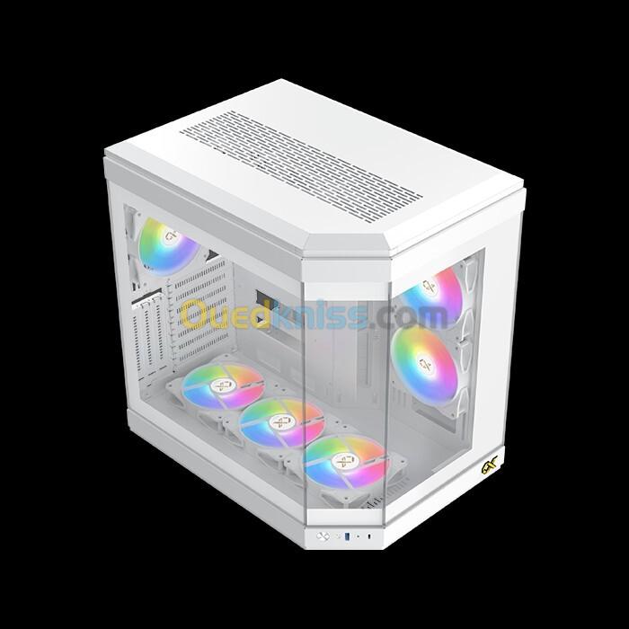 XIGMATEK CUBI 6 FANS ARGB WHITE