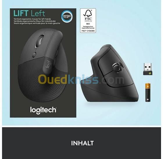 Logitech Lift Vertical Ergonomic Mouse 